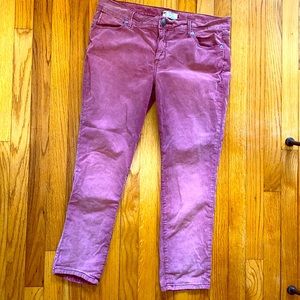 Free People rose corduroy jeans